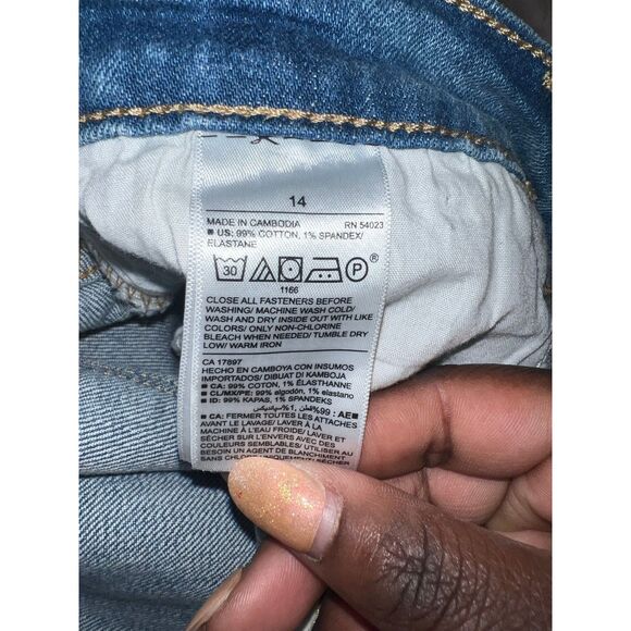 Old Navy Women's Blue Jean Shorts - Picture 2 of 3